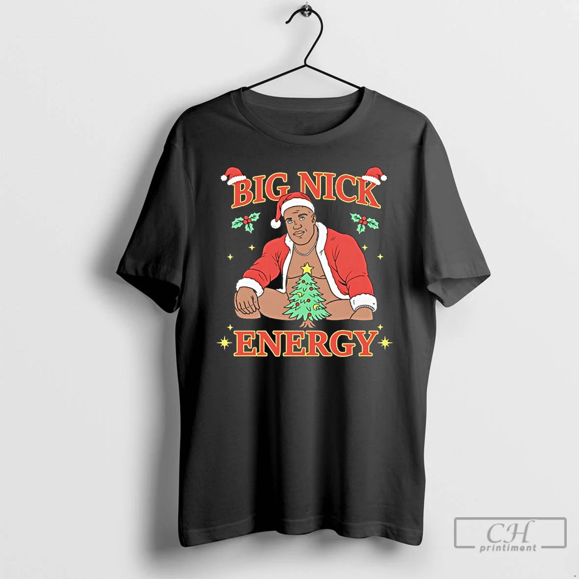 Premium Big Nick Energy George Floyd Santa T-Shirts, Hoodie, Sweatshirt | PopFlextees.com
