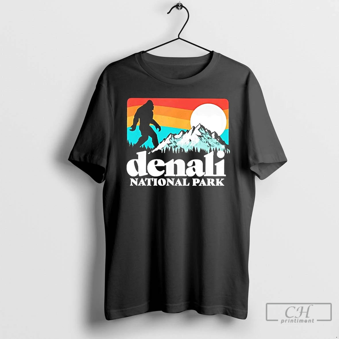 Premium Bigfoot Denali National Park Vintage T-Shirts, Hoodie, Sweatshirt | PopFlextees.com
