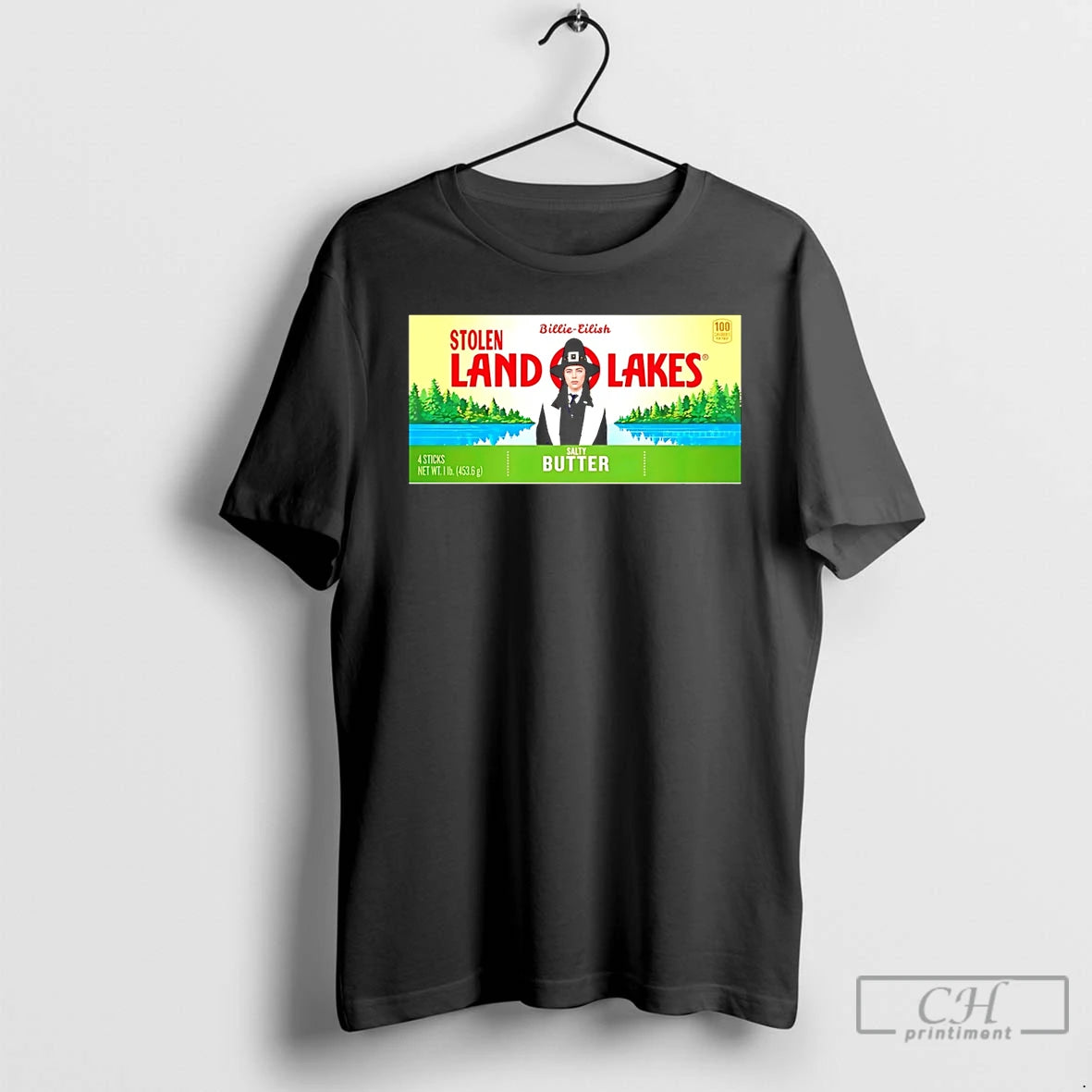 Premium Billie Eilish Stolen Land Lakes Salty Butter Anti Ice T-Shirts, Hoodie, Sweatshirt | PopFlextees.com