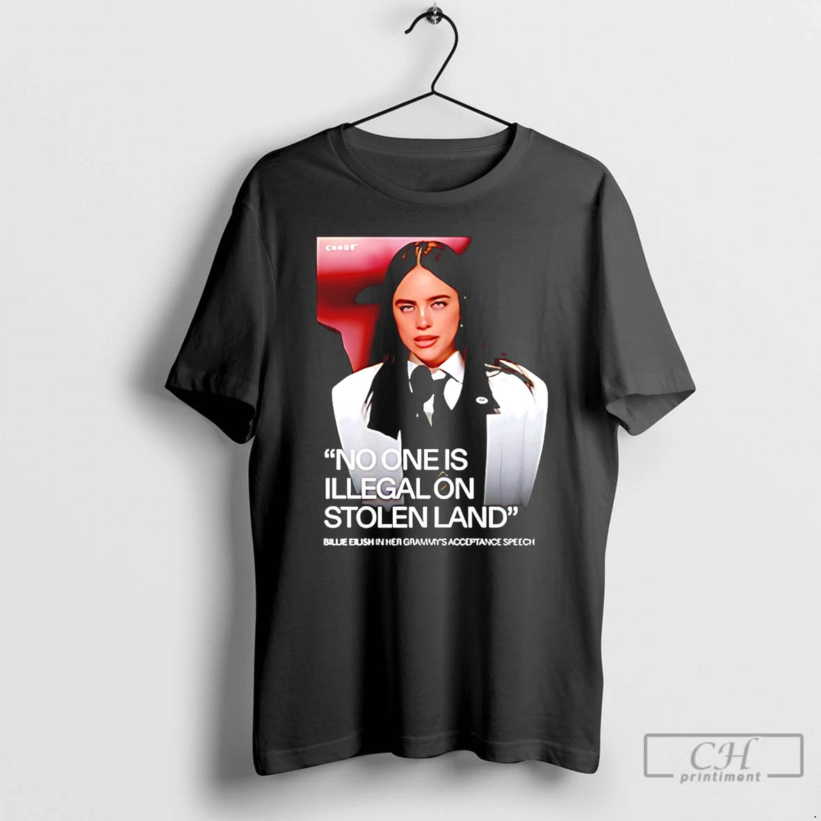 Premium Billie Eilish No One Is Illegal On Stolen Land Anti Ice T Shirts Sweater Hoodie, Sweatshirt | PopFlextees.com
