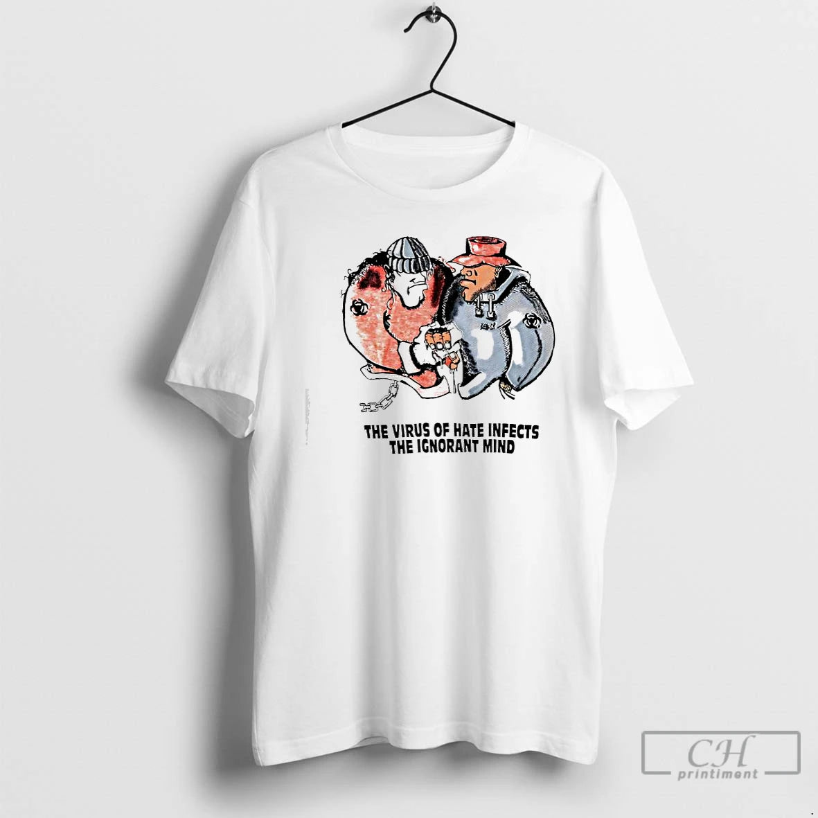 Premium Biohazard The Virus Of Hate Infects The Ignorant Mind T-Shirts, Hoodie, Sweatshirt | PopFlextees.com