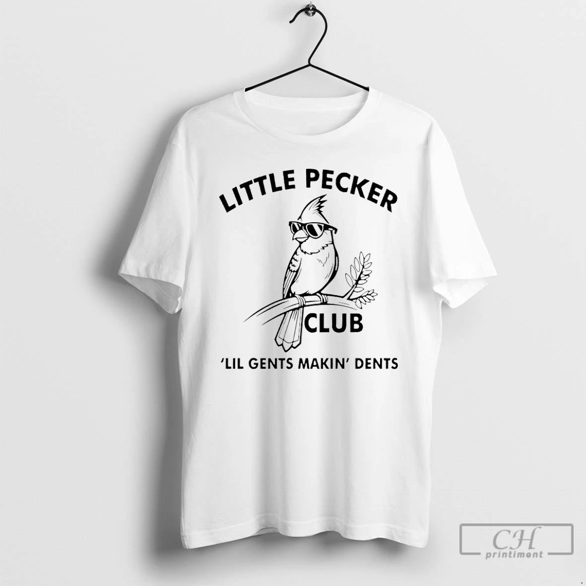 Premium Bird Little Pecker Club Lil Gents Makin Dents T-Shirts, Hoodie, Sweatshirt | PopFlextees.com