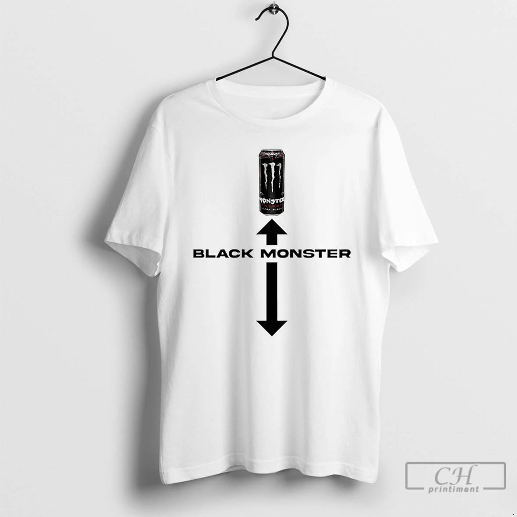Premium Black Monster Logo T-Shirts, Hoodie, Sweatshirt | PopFlextees.com