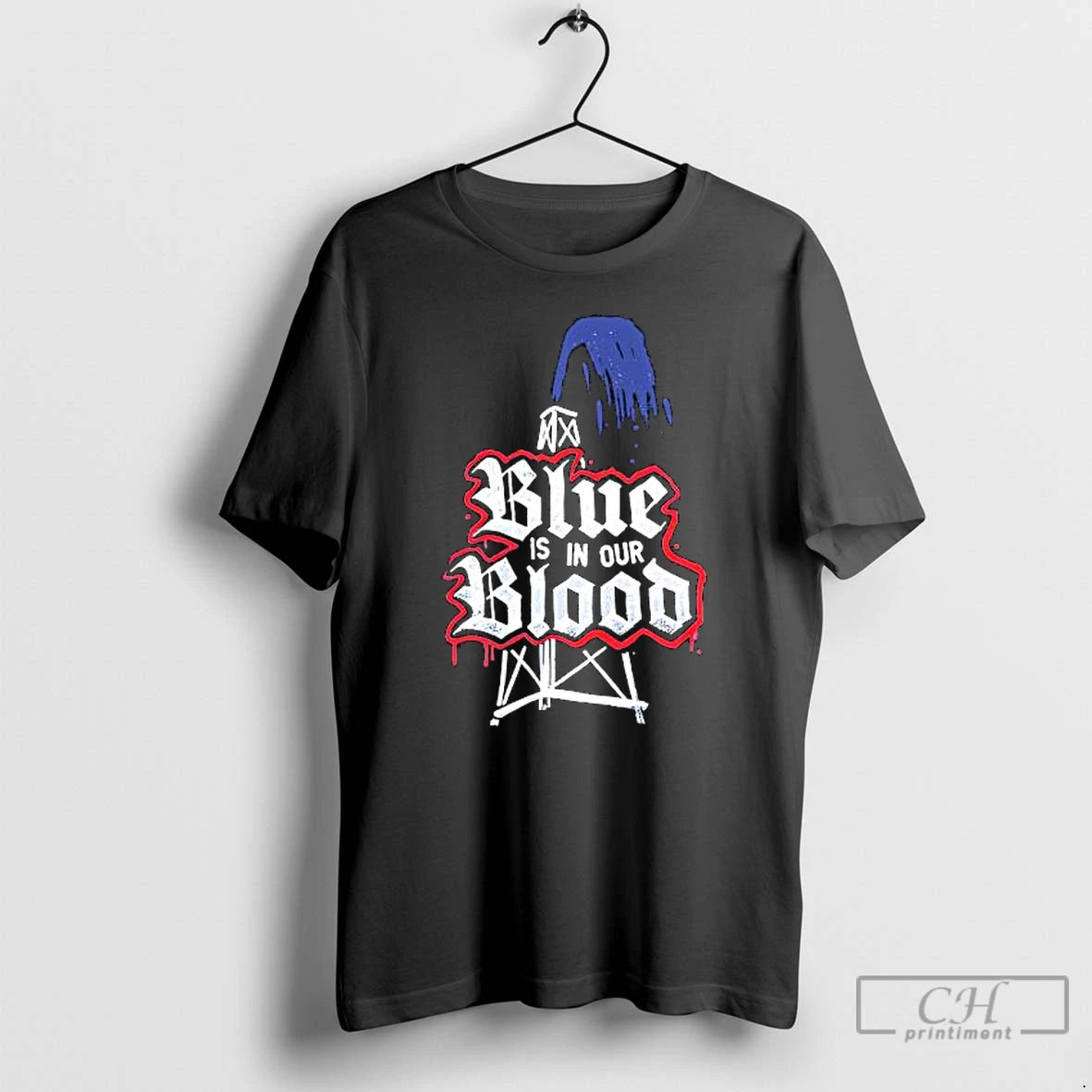 Premium Blue Is In Our Blood T-Shirts, Hoodie, Sweatshirt | PopFlextees.com