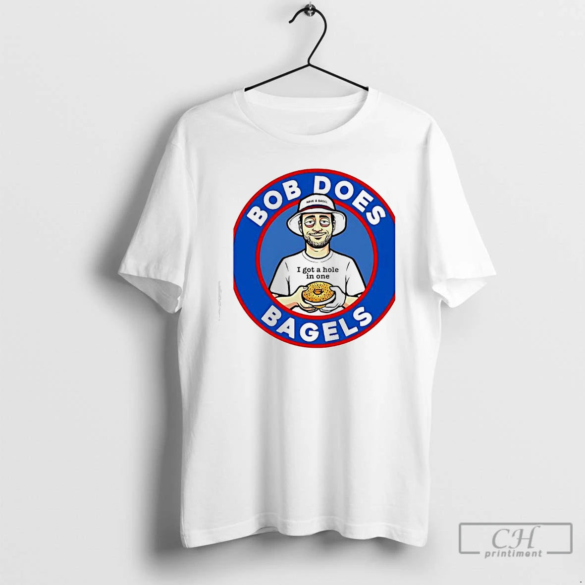 Premium Bob Does Bagels I Got A Hole In One Logo T-Shirts, Hoodie, Sweatshirt | PopFlextees.com