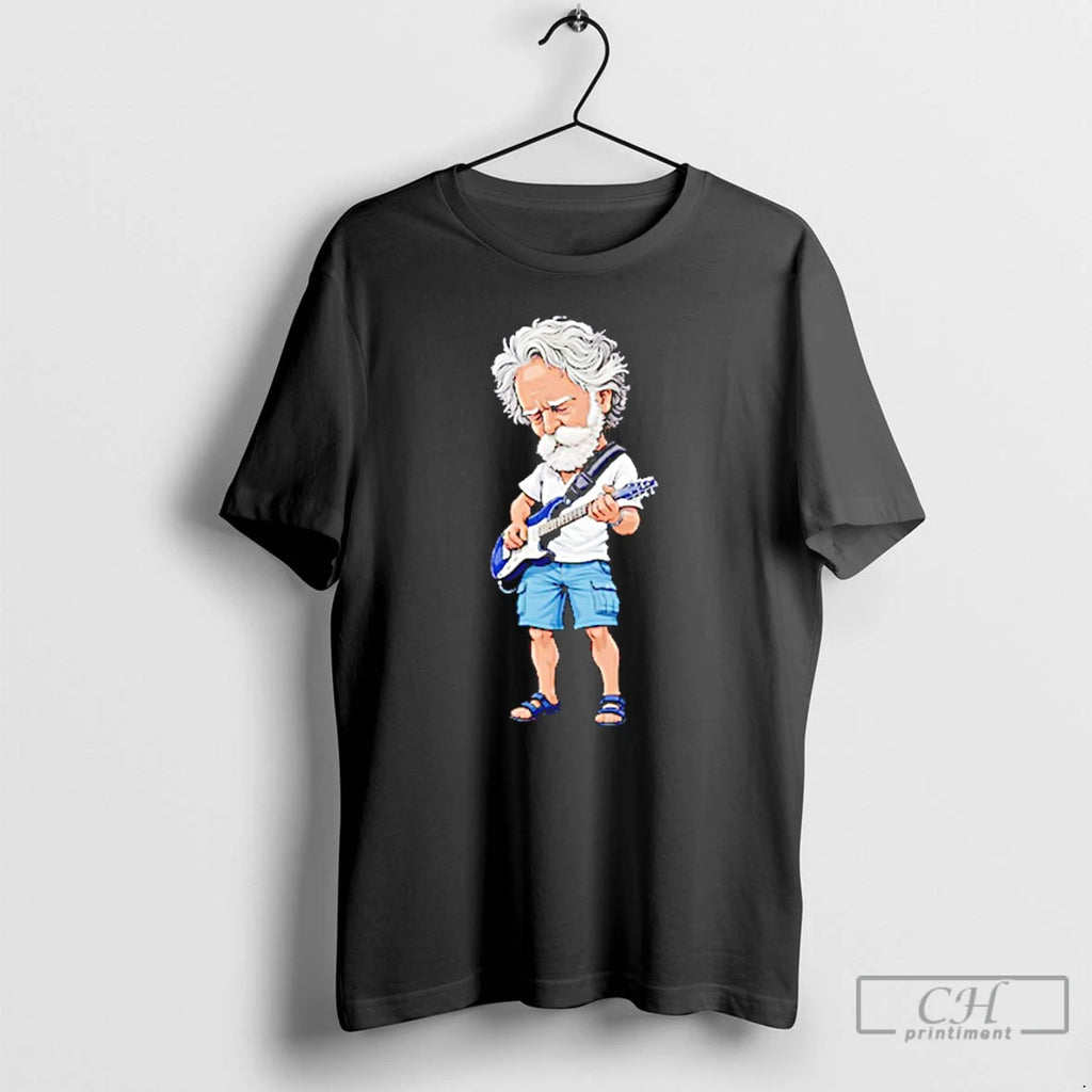 Premium Bob Weir Guitar Illustration T-Shirts, Hoodie, Sweatshirt | PopFlextees.com