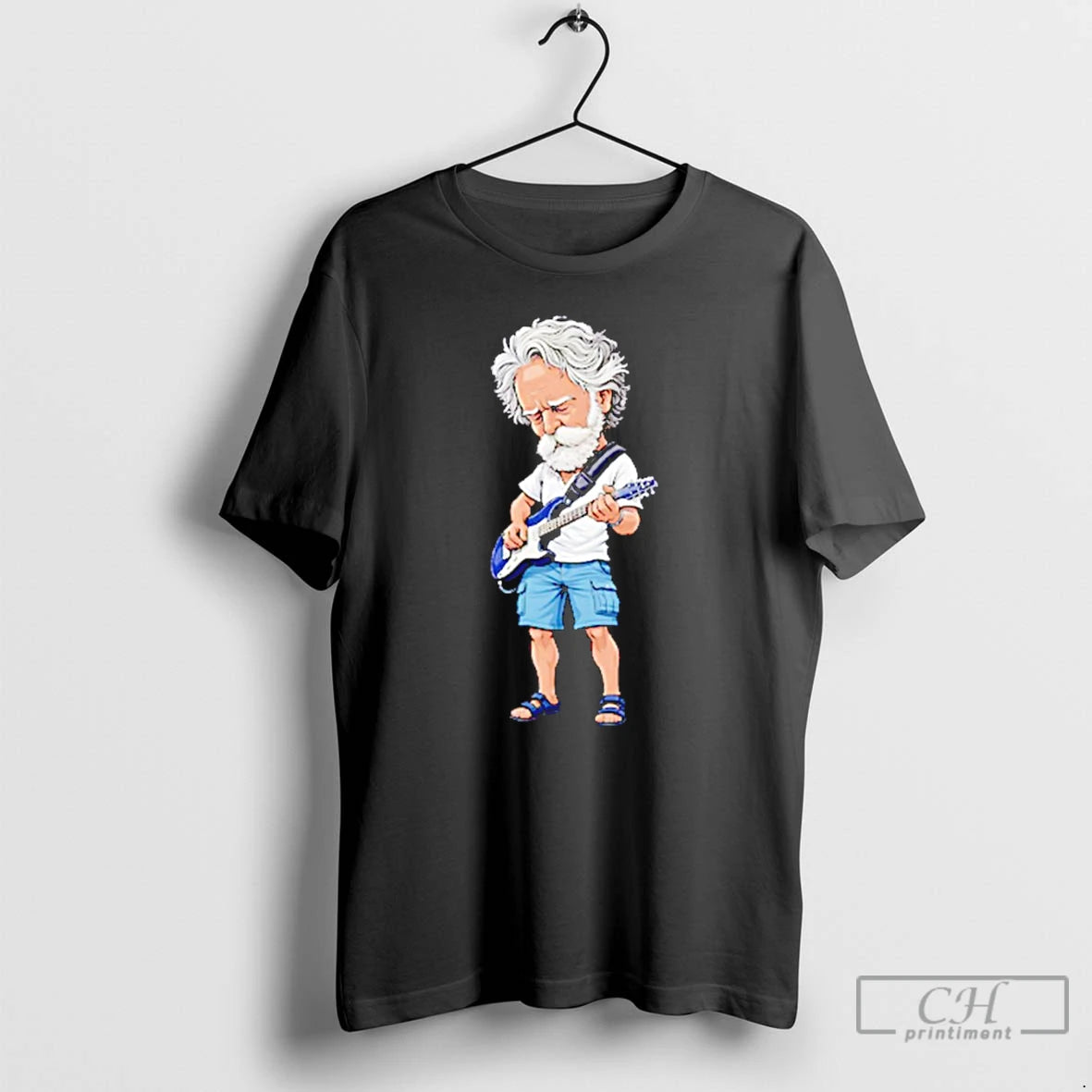 Premium Bob Weir Guitar Illustration T-Shirts, Hoodie, Sweatshirt | PopFlextees.com