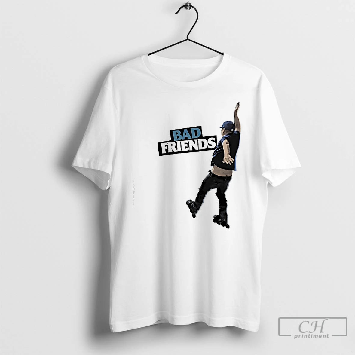 Premium Bobby Falling A Man Roller Skating Bad Friends Funny T-Shirts, Hoodie, Sweatshirt | PopFlextees.com