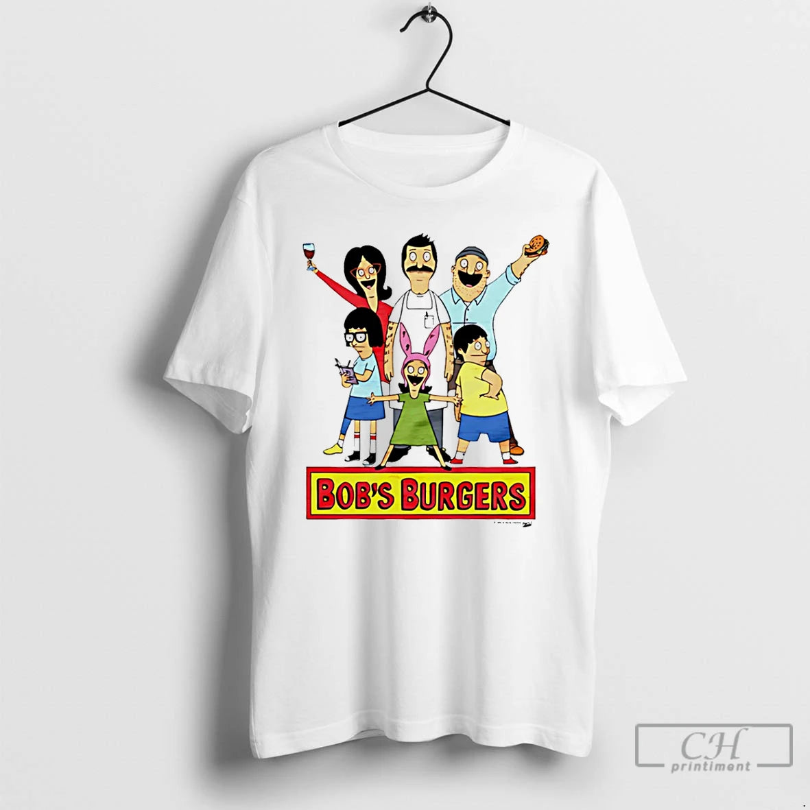 Premium Bobs Burgers Bob Linda Tina Gene And Louise Cartoon T-Shirts, Hoodie, Sweatshirt | PopFlextees.com