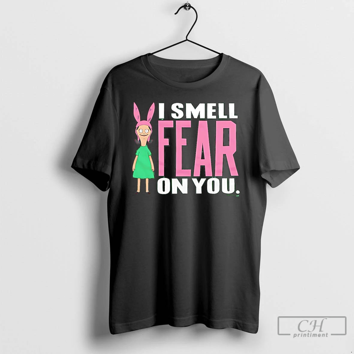 Premium Bobs Burgers Louise I Smell Fear On You Cartoon T-Shirts, Hoodie, Sweatshirt | PopFlextees.com