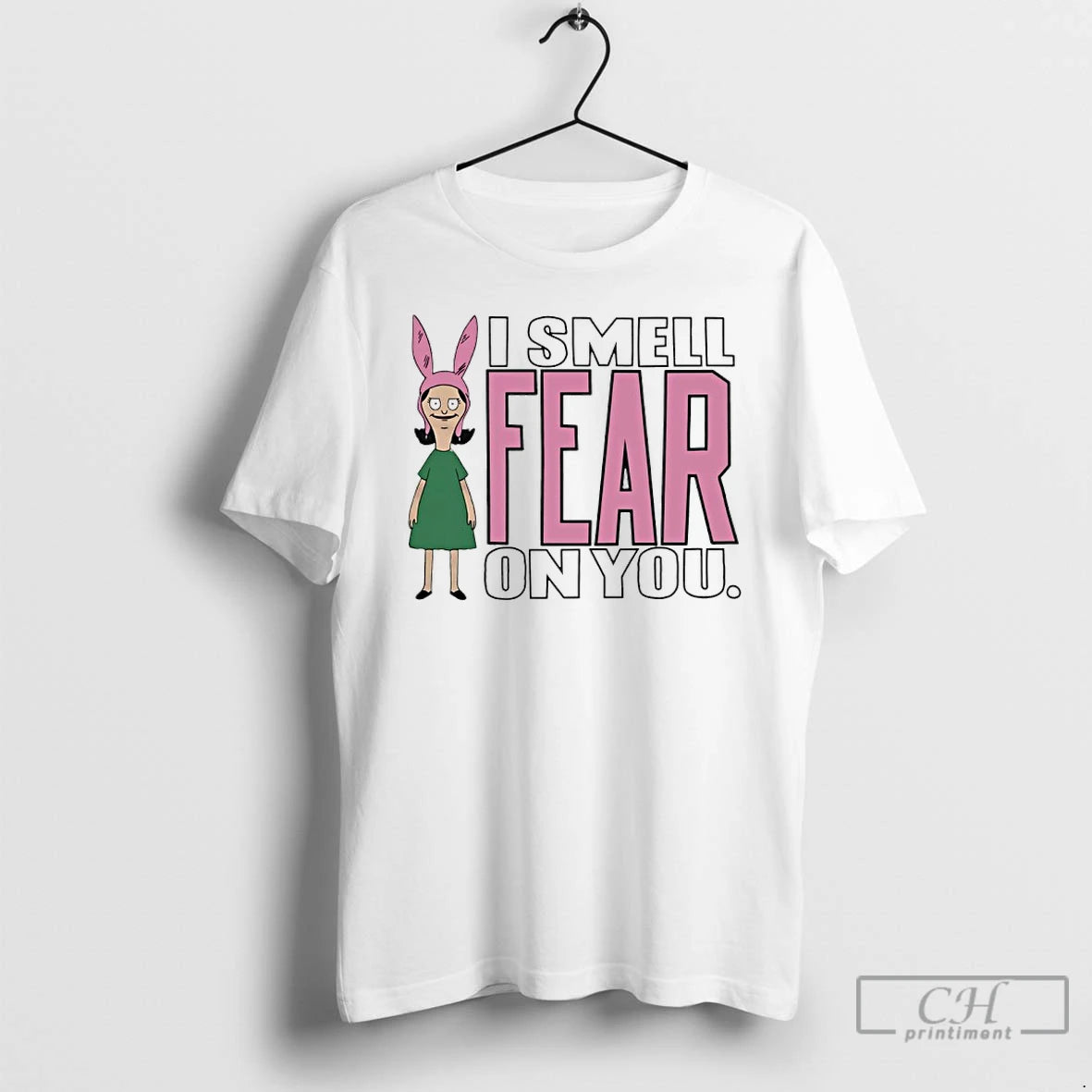 Premium Bobs Burgers Louise I Smell Fear On You T-Shirts, Hoodie, Sweatshirt | PopFlextees.com