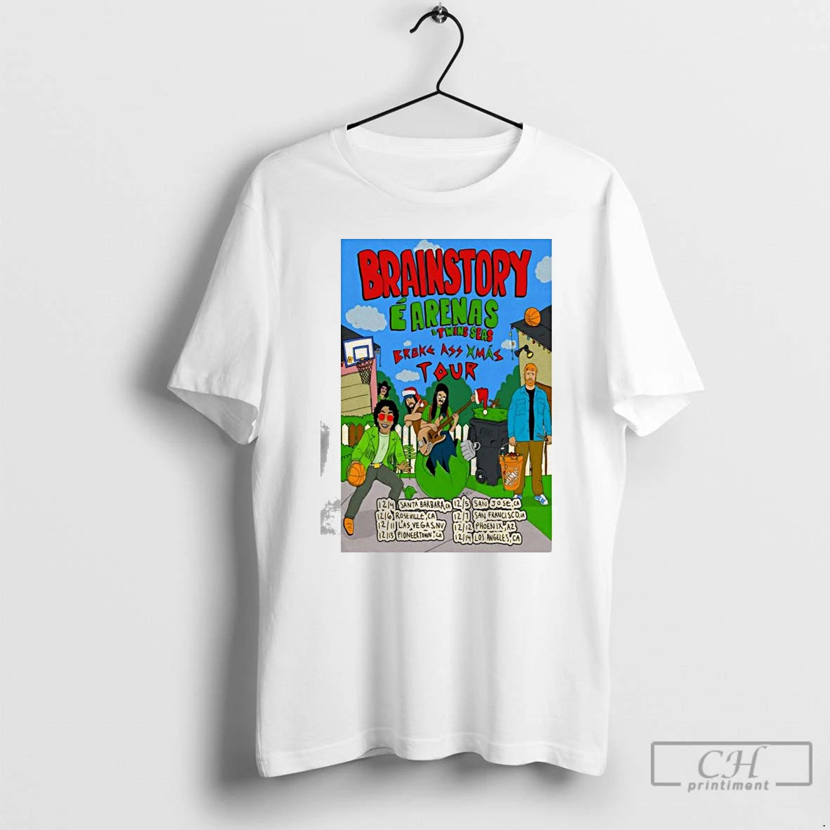 Premium Brainstory Broke Ass Xmas 2025 Tour T-Shirts, Hoodie, Sweatshirt | PopFlextees.com