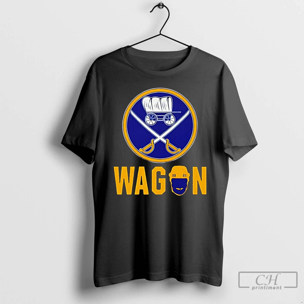 Premium Buffalo Sabres Wagon Logo T-Shirts, Hoodie, Sweatshirt | PopFlextees.com