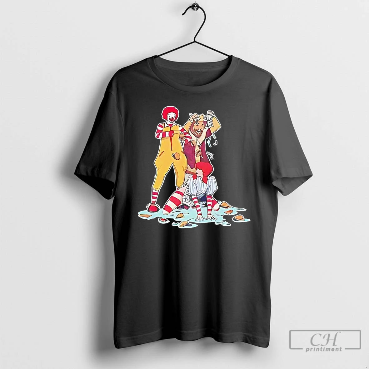 Premium Burgers And Fries Bath Towel Fast Food Parody T-Shirts, Hoodie, Sweatshirt | PopFlextees.com