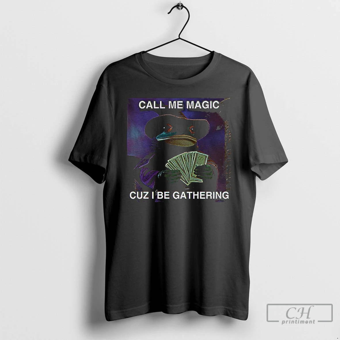 Premium Call Me Magic Cuz I Be Gathering The Frog Mage T-Shirts, Hoodie, Sweatshirt | PopFlextees.com