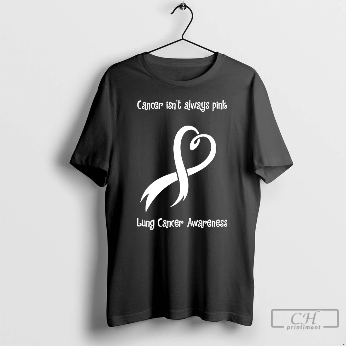 Premium Cancer Isnt Always Pink Lung Cancer Awareness T-Shirts, Hoodie, Sweatshirt | PopFlextees.com