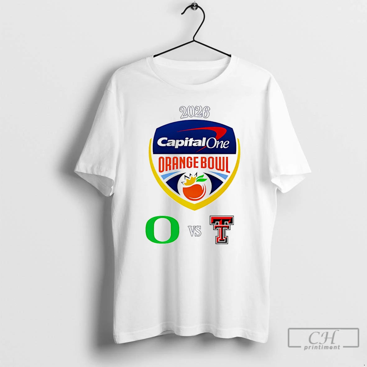 Premium Capital One Orange Bowl 2026 Oregon Vs Texas Tech T-Shirts, Hoodie, Sweatshirt | PopFlextees.com