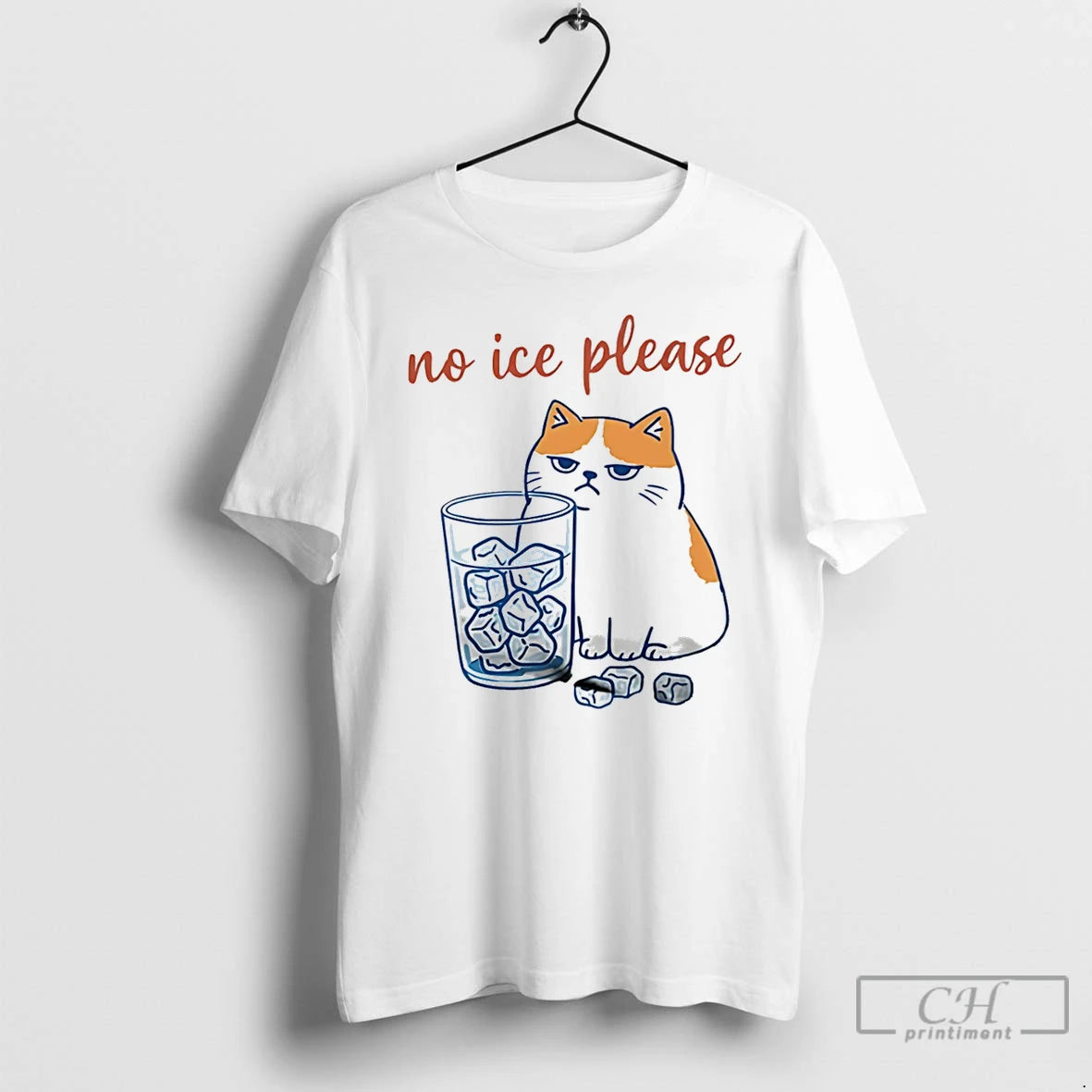 Premium Cat No Ice Please Meme T-Shirts, Hoodie, Sweatshirt | PopFlextees.com
