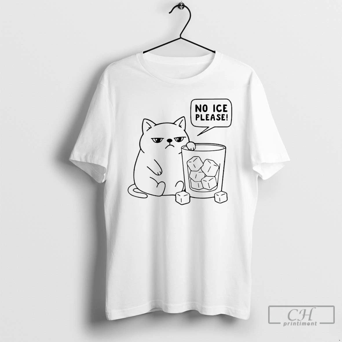 Premium Cat No Ice Please T-Shirts, Hoodie, Sweatshirt | PopFlextees.com