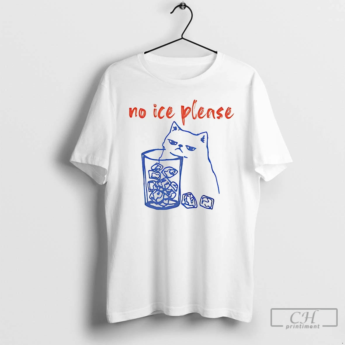 Premium Cat No Ice Please Anti Ice Political T-Shirts, Hoodie, Sweatshirt | PopFlextees.com