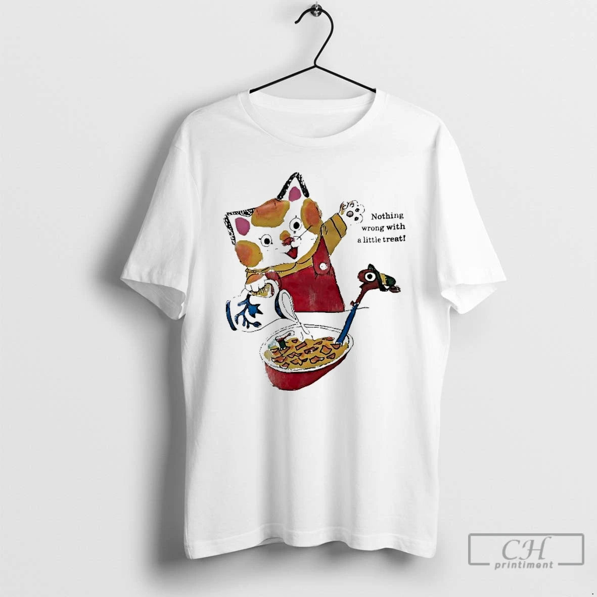 Premium Cat Nothing Wrong With A Little Treat T-Shirts, Hoodie, Sweatshirt | PopFlextees.com