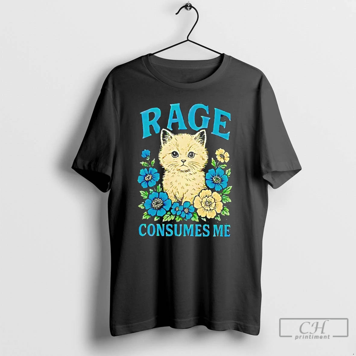 Cat Rage Consumes Me Vintage T-Shirts, Hoodie, Sweatshirt