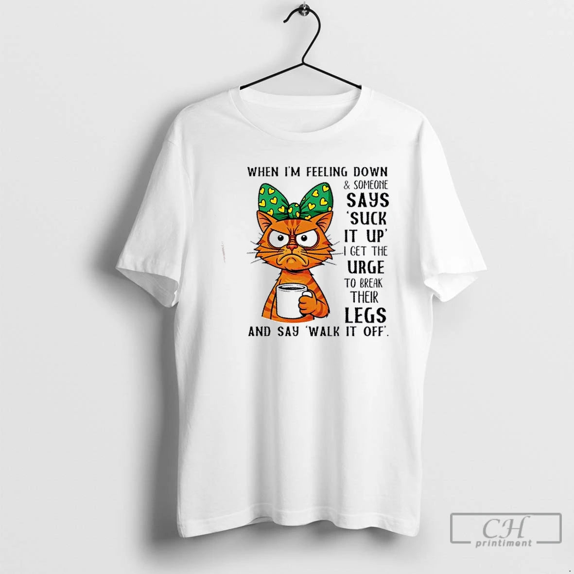 Premium Cat When Im Feeling Down And Someone Says Suck It Up I Get The T-Shirts, Hoodie, Sweatshirt | PopFlextees.com