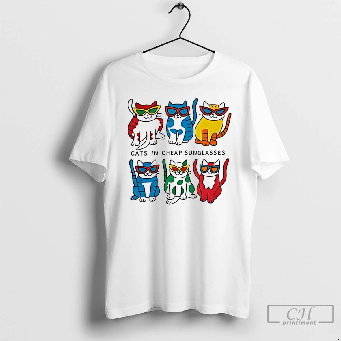 Premium Cats In Cheap Sunglasses T-Shirts, Hoodie, Sweatshirt | PopFlextees.com