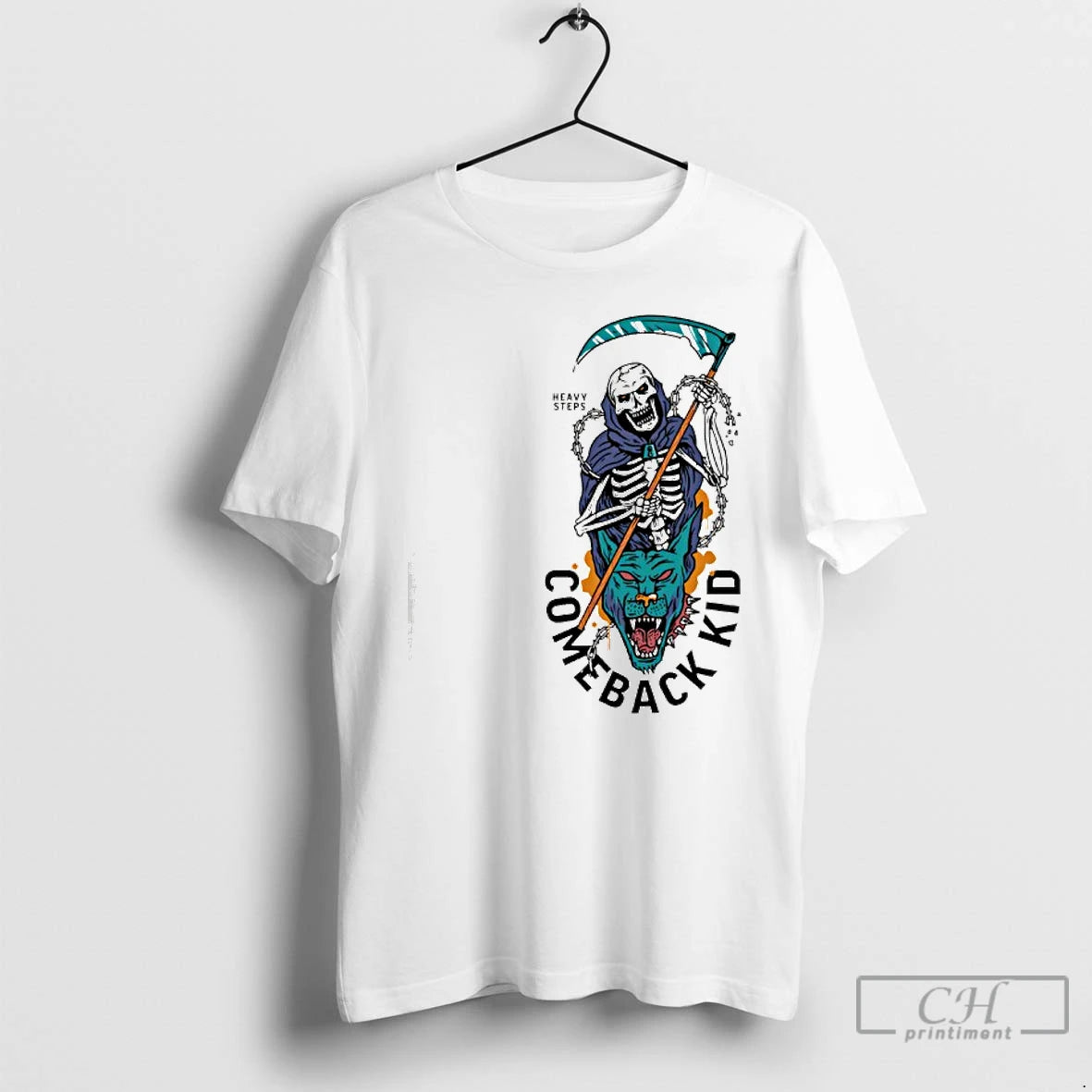 Premium Celebrate 25 Years Of Comeback Kid With The Heavy Steps Reaper T Shirts Sweater Hoodie, Sweatshirt | PopFlextees.com