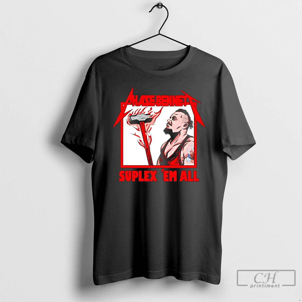 Premium Chase Bennett The Burning Hammer T-Shirts, Hoodie, Sweatshirt | PopFlextees.com