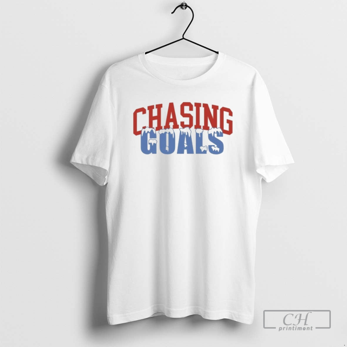 Premium Chasing Goals Ice Shirt Sweater Hoodie, Sweatshirt | PopFlextees.com