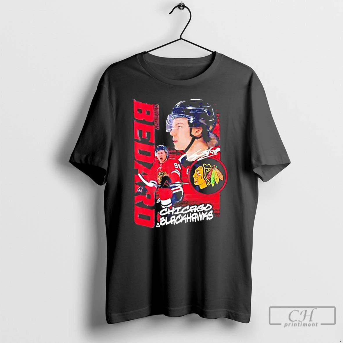 Premium Chicago Blackhawks Connor Bedard Playmaker Signature T-Shirts, Hoodie, Sweatshirt | PopFlextees.com
