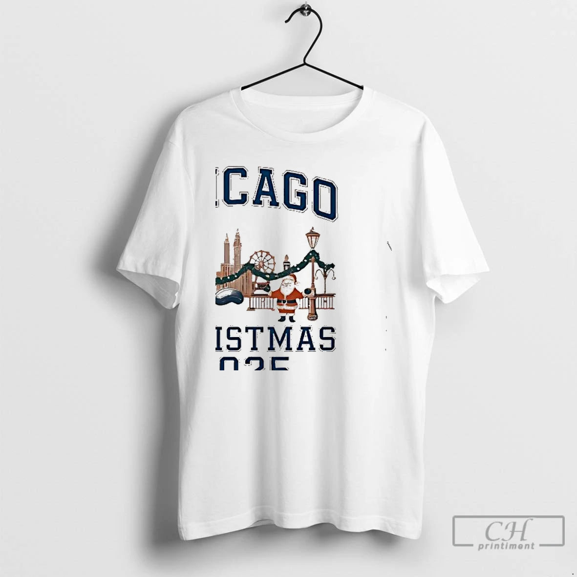 Premium Chicago Christmas 2025 Santa Tree City T-Shirts, Hoodie, Sweatshirt | PopFlextees.com