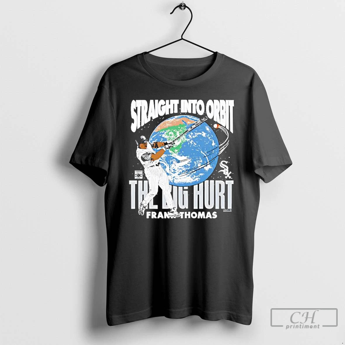 Premium Chicago White Sox Frank Thomas Straight Into Orbit Player Graphic T-Shirts, Hoodie, Sweatshirt | PopFlextees.com