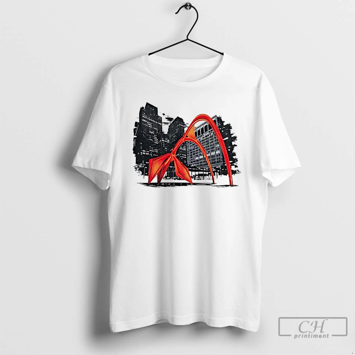 Premium Chicago Flamingo Sculpture 2026 T-Shirts, Hoodie, Sweatshirt | PopFlextees.com