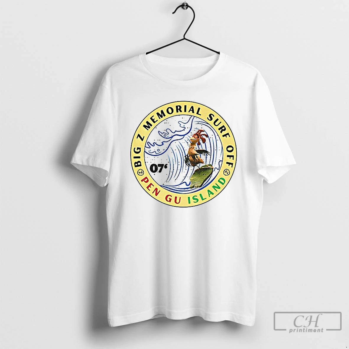 Premium Chicken Joe Surfs Up Big Z Memorial Surf Off T-Shirts, Hoodie, Sweatshirt | PopFlextees.com