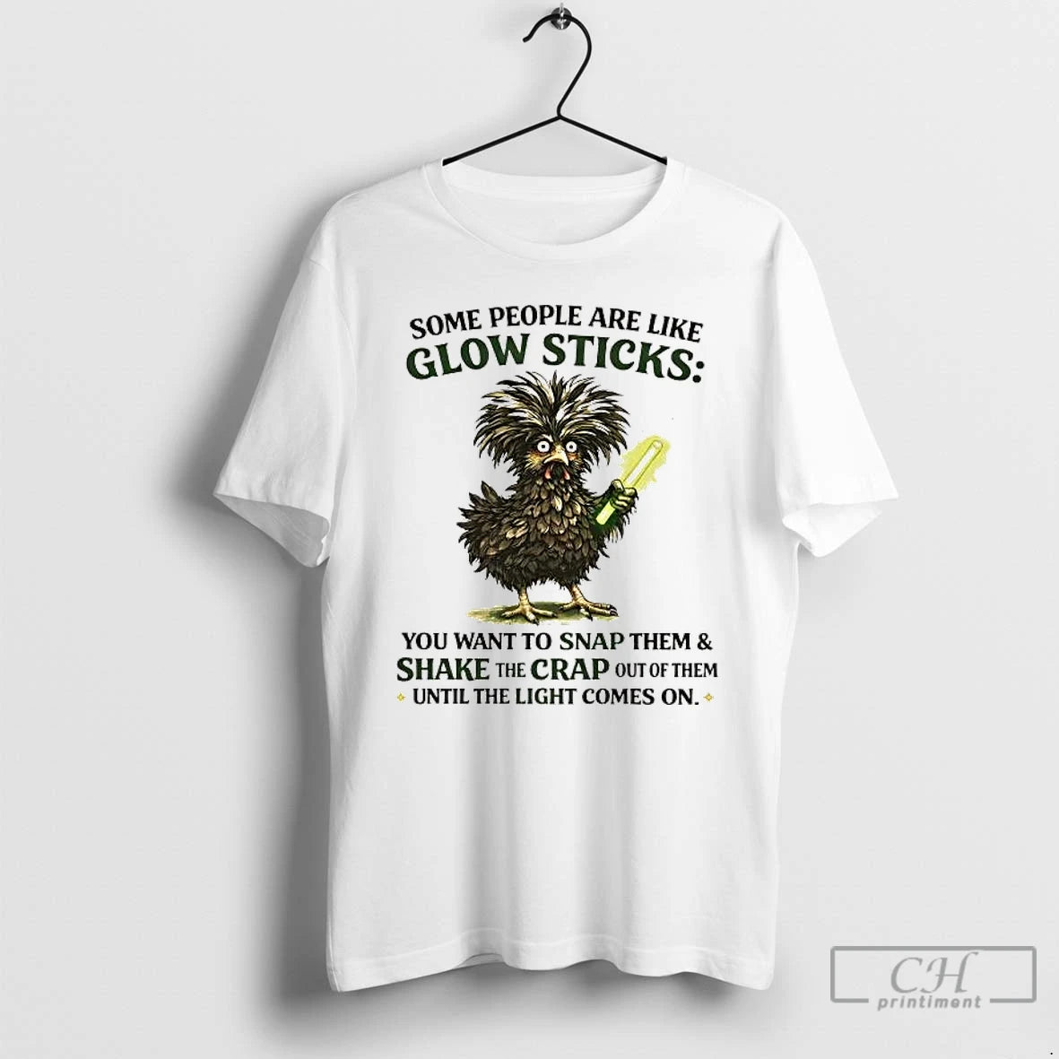 Premium Chicken Some People Are Like Glow Sticks T-Shirts, Hoodie, Sweatshirt | PopFlextees.com