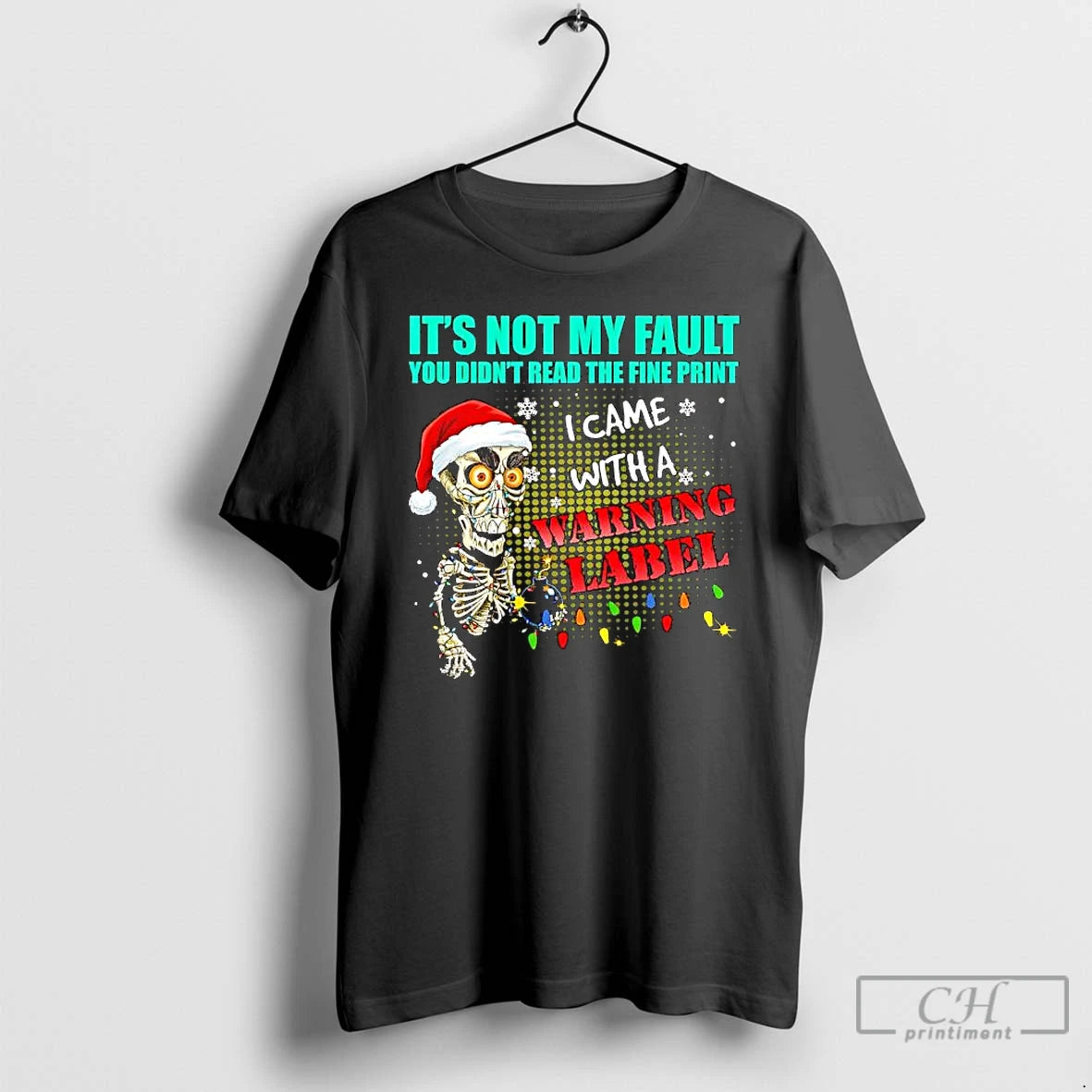 Premium Christmas Dead Bomb Its Not My Fault You Didnt Read The Fine Print T-Shirts, Hoodie, Sweatshirt | PopFlextees.com