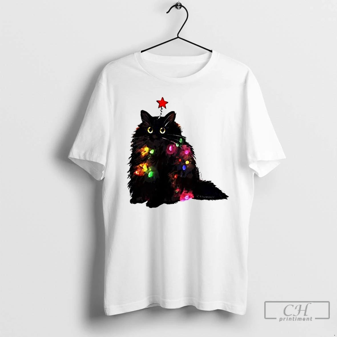 Premium Christmas Lights Cat Trends Stylish T-Shirts, Hoodie, Sweatshirt | PopFlextees.com