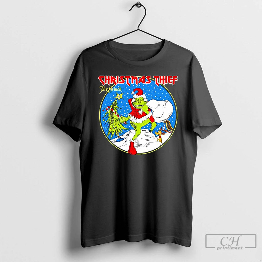 Premium Christmas Thief The Grinch Trends Stylish T-Shirts, Hoodie, Sweatshirt | PopFlextees.com