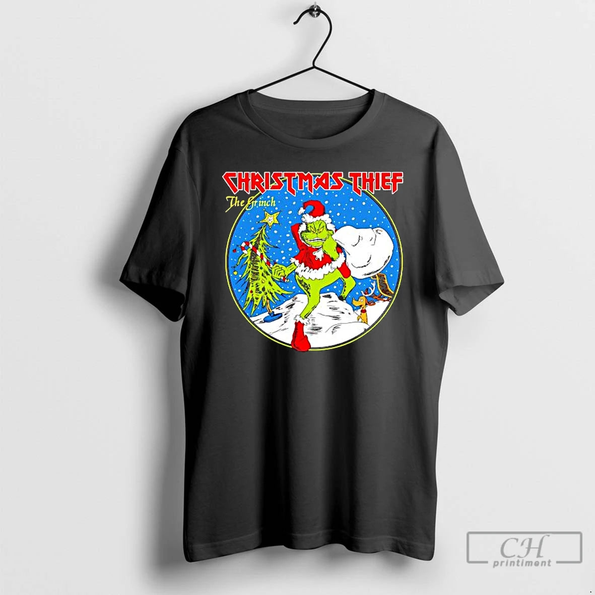 Premium Christmas Thief The Grinch Trends Stylish T-Shirts, Hoodie, Sweatshirt | PopFlextees.com