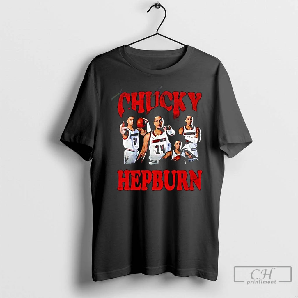 Premium Chucky Hepburn Louisville Cardinals Signature Graphic Retro T-Shirts, Hoodie, Sweatshirt | PopFlextees.com