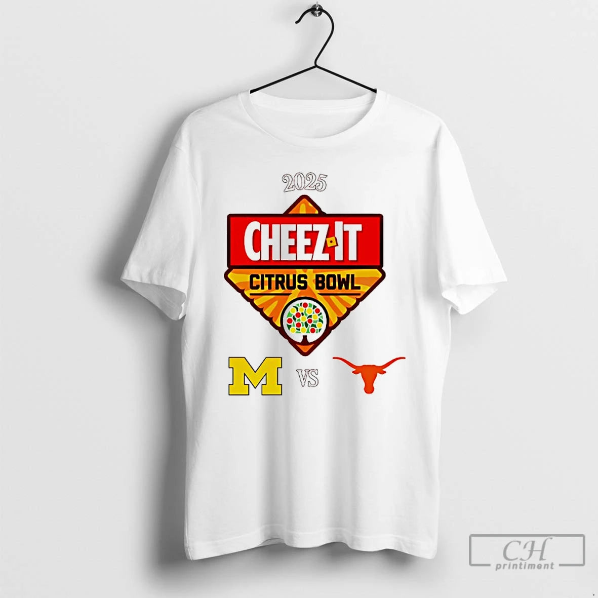 Premium Citrus Bowl 2025 Michigan Vs Texas T-Shirts, Hoodie, Sweatshirt | PopFlextees.com