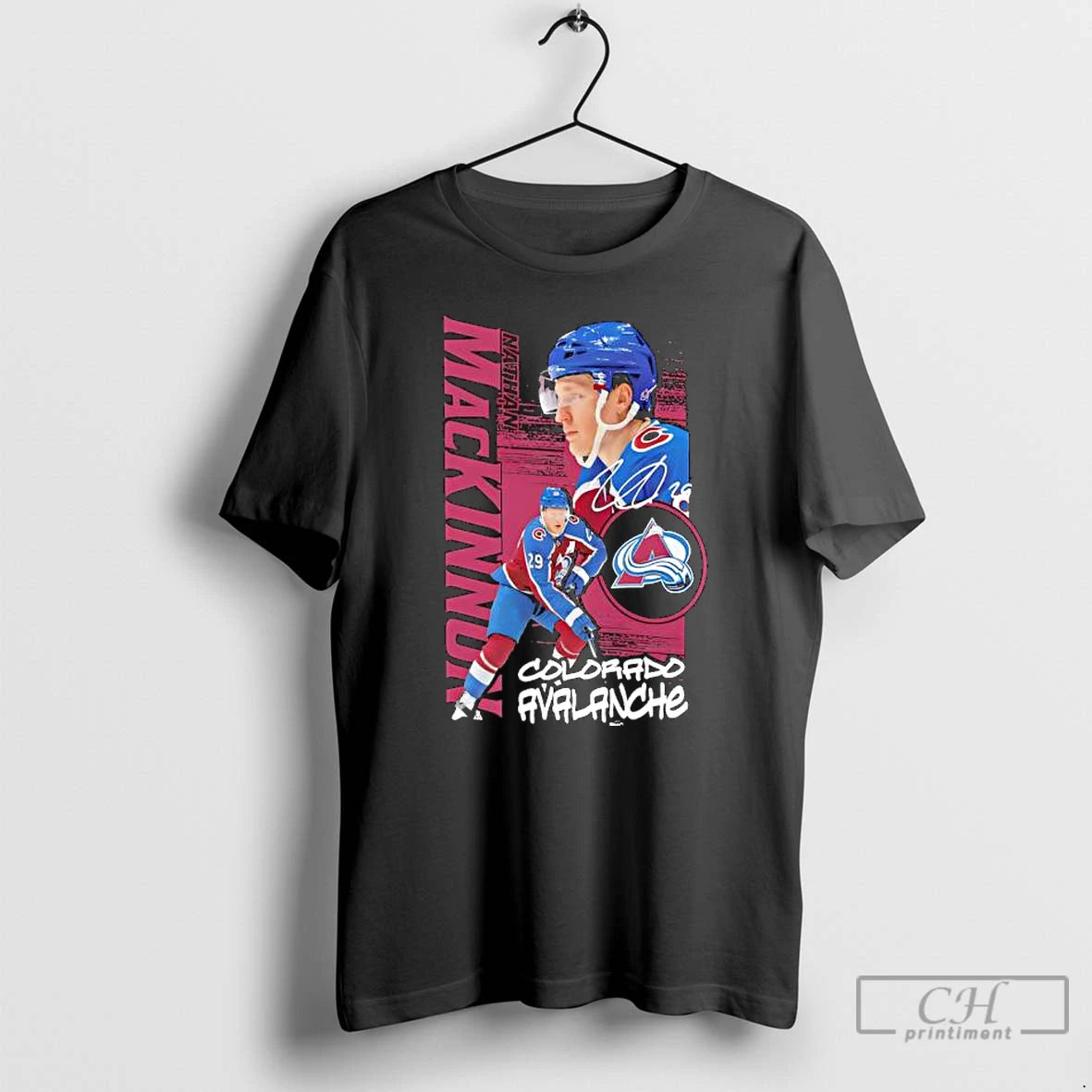 Premium Colorado Avalanche Nathan Mackinnon Playmaker Signature T-Shirts, Hoodie, Sweatshirt | PopFlextees.com