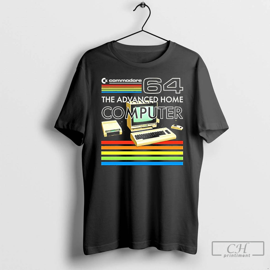 Premium Commodore 64 The Advanced Home Computer Vintage T-Shirts, Hoodie, Sweatshirt | PopFlextees.com