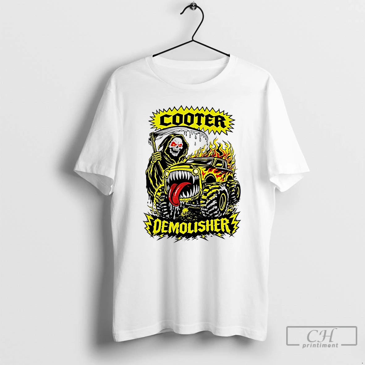 Premium Cooter Demolisher Death Racing T-Shirts, Hoodie, Sweatshirt | PopFlextees.com