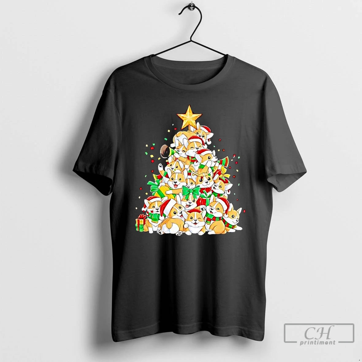 Premium Corgi Christmas Tree Trends Stylish T-Shirts, Hoodie, Sweatshirt | PopFlextees.com