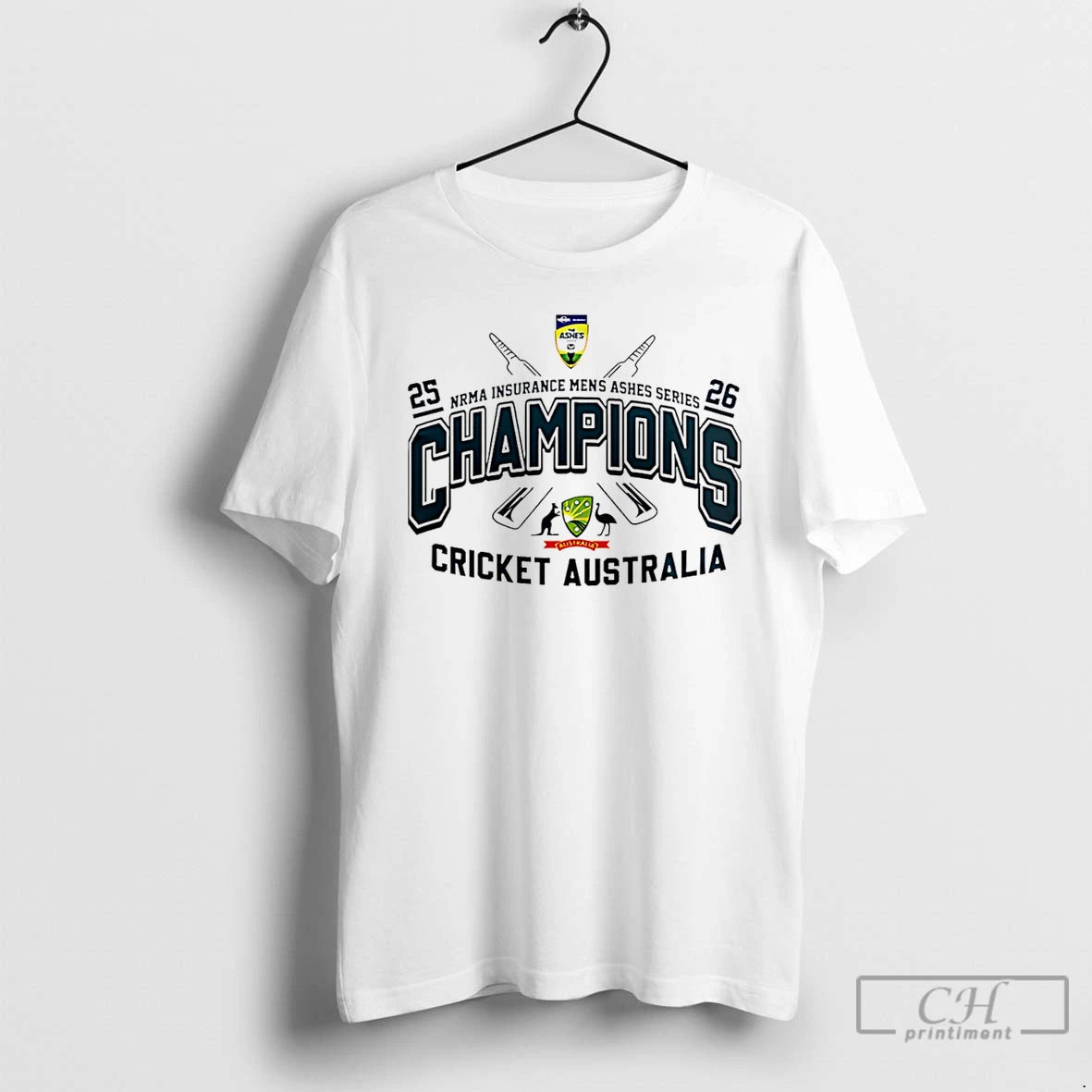 Premium Cricket Australia 2025 Nrma Insurance Mens Ashes Champions T-Shirts, Hoodie, Sweatshirt | PopFlextees.com