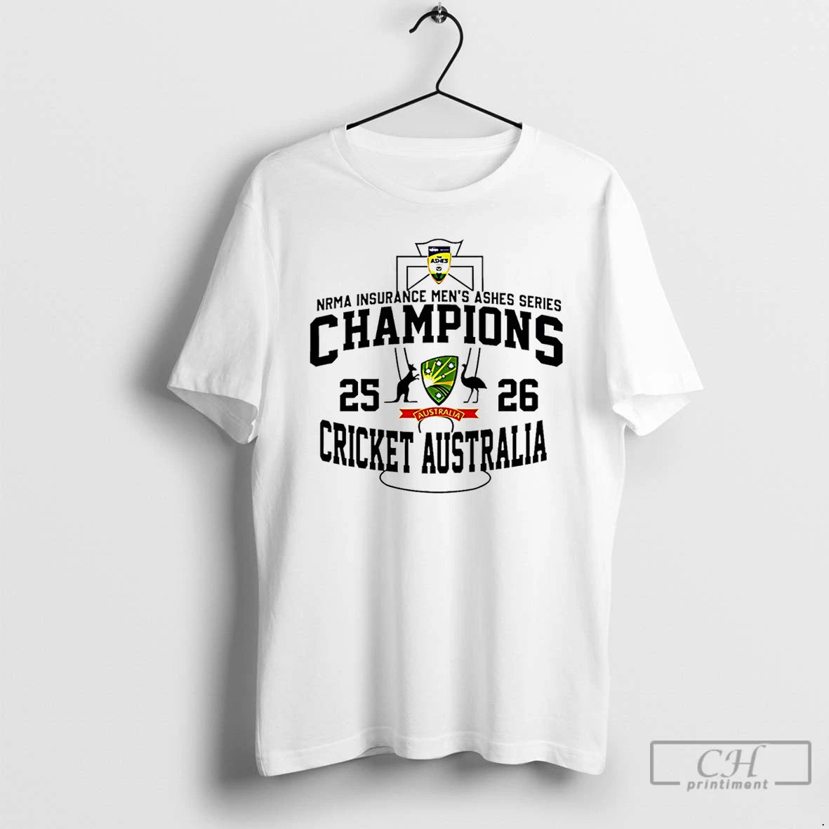 Premium Cricket Australia 2025 Nrma Insurance Mens Ashes Champions Logo T-Shirts, Hoodie, Sweatshirt | PopFlextees.com