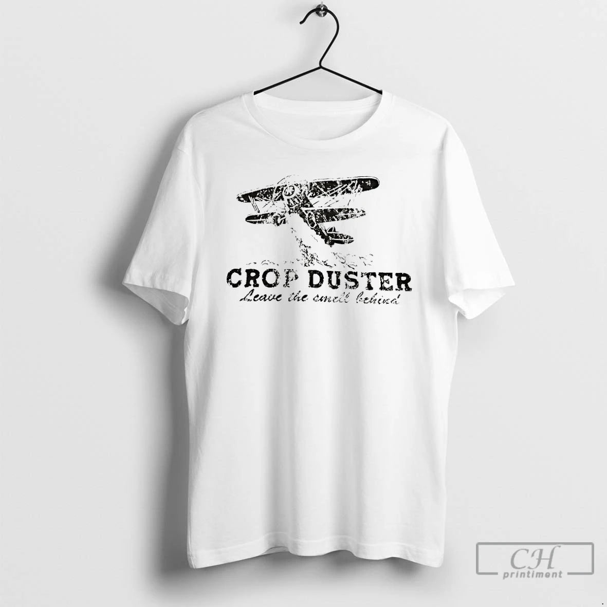 Premium Crop Duster Leave The Smell Behind T-Shirts, Hoodie, Sweatshirt | PopFlextees.com